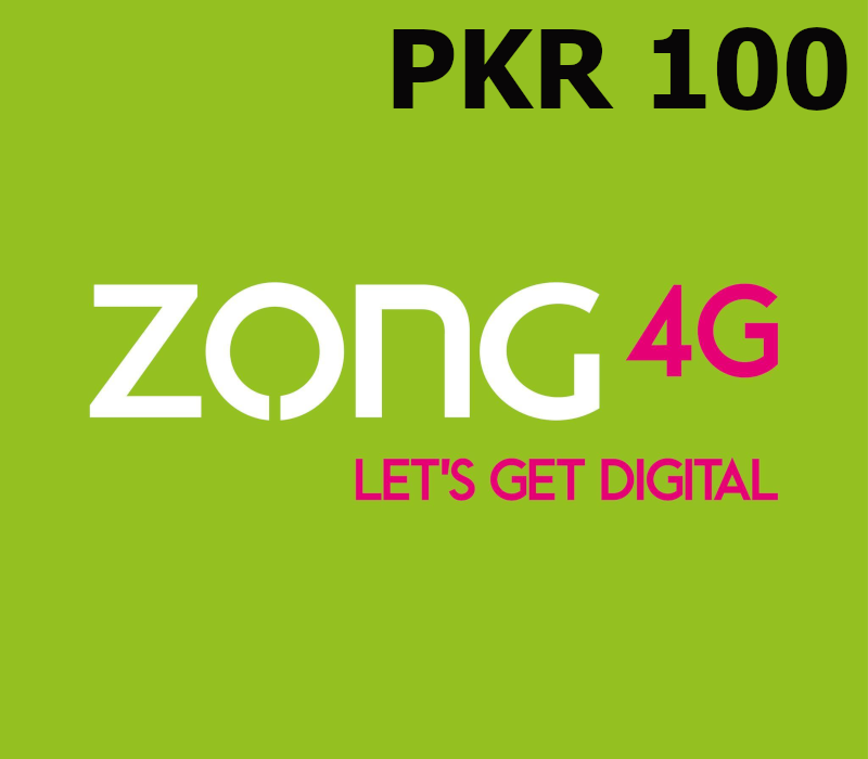 

Zong 100 PKR Mobile Top-up PK