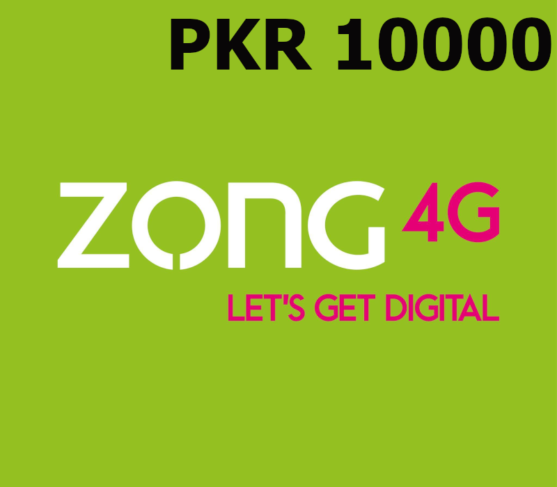 Zong 10000 PKR Mobile Top-up PK