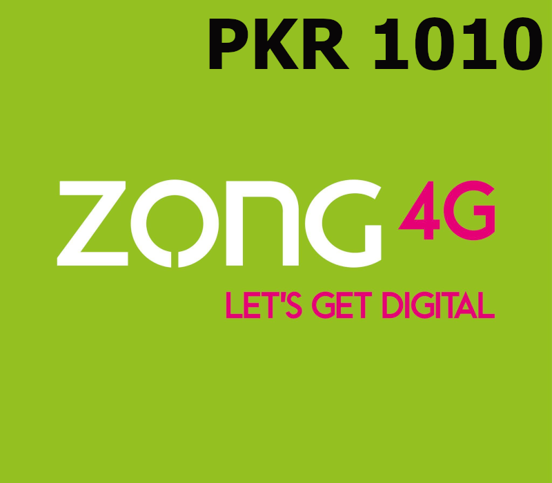 

Zong 1010 PKR Mobile Top-up PK