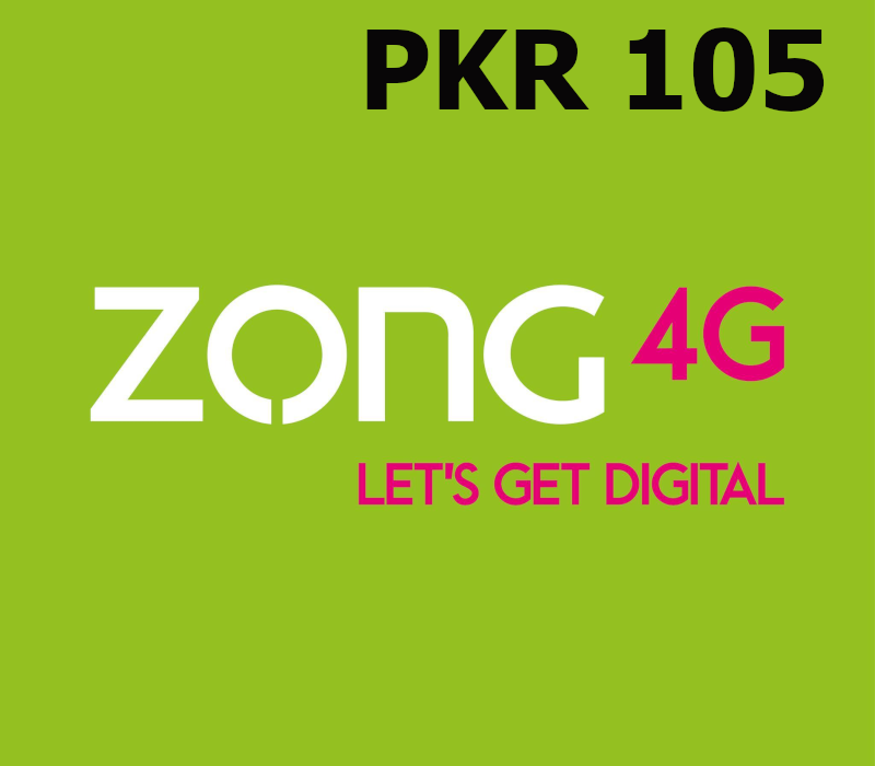 

Zong 105 PKR Mobile Top-up PK