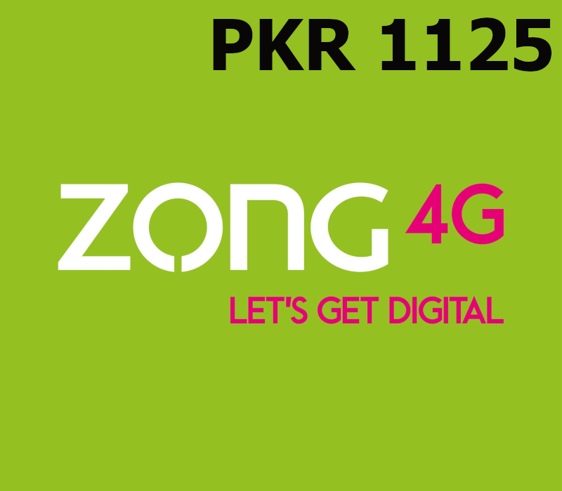 

Zong 1125 PKR Mobile Top-up PK