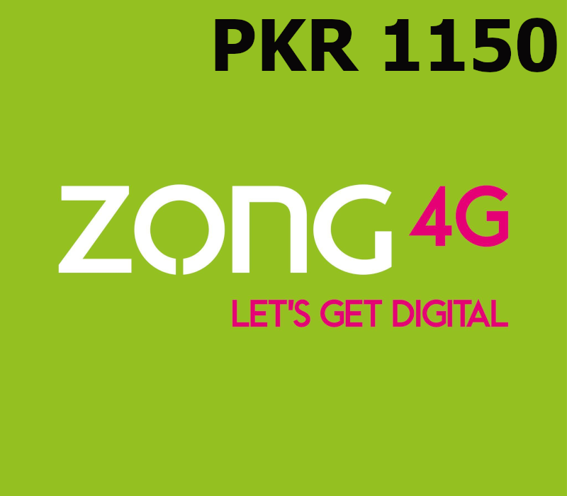 

Zong 1150 PKR Mobile Top-up PK