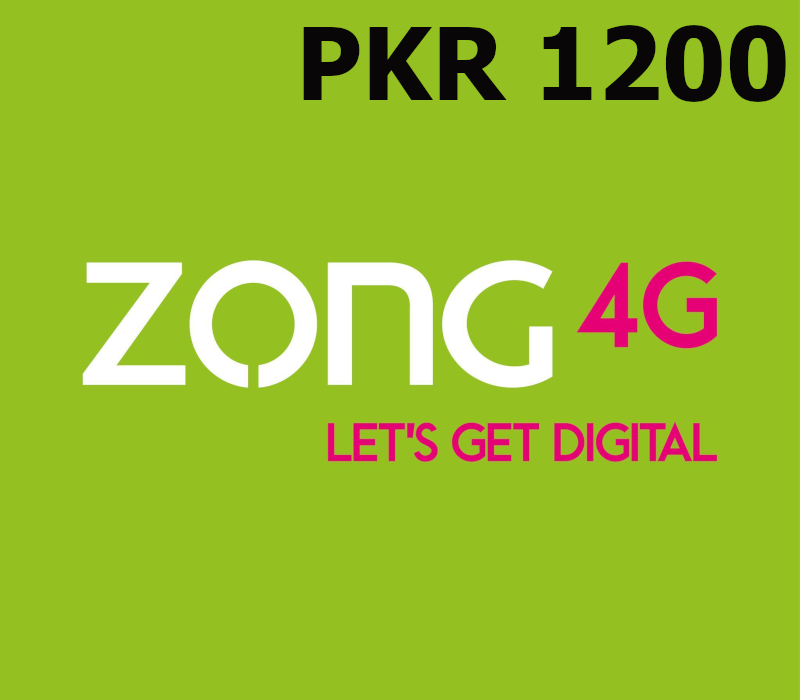 

Zong 1200 PKR Mobile Top-up PK