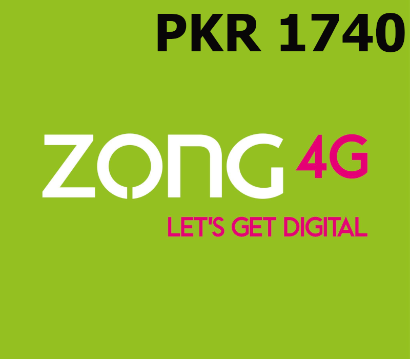 

Zong 1740 PKR Mobile Top-up PK