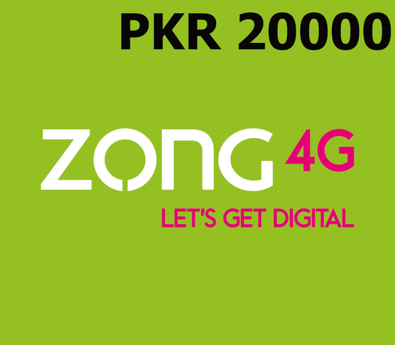 

Zong 20000 PKR Mobile Top-up PK