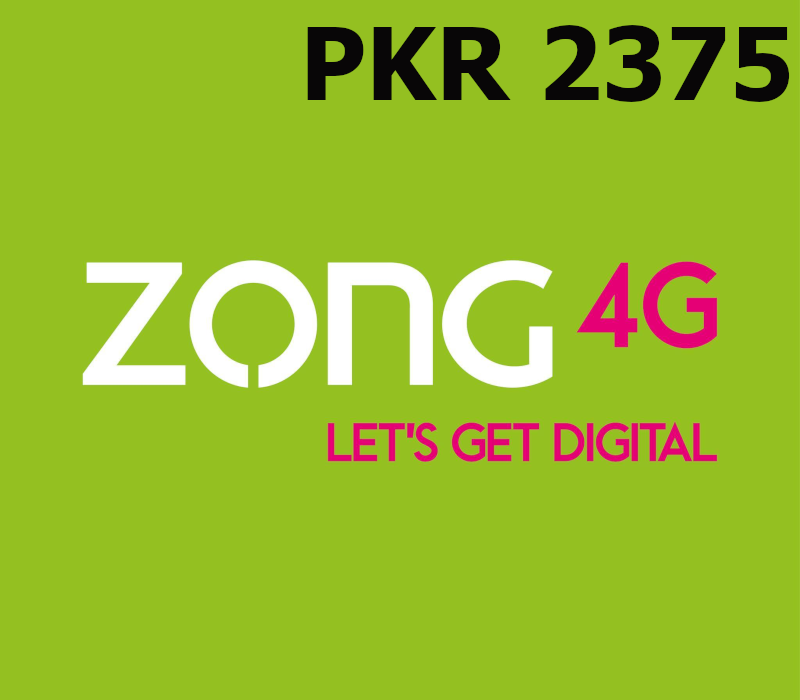 

Zong 2375 PKR Mobile Top-up PK