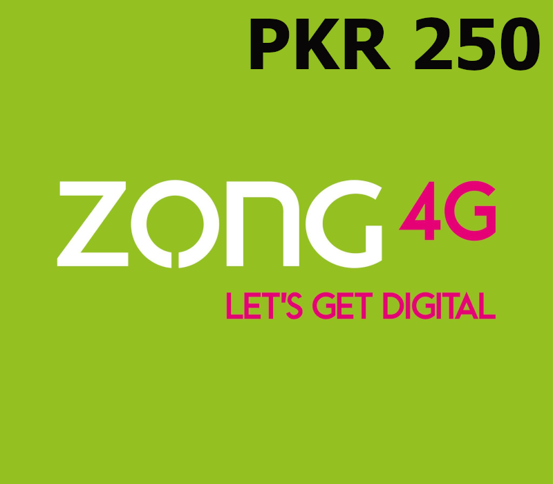 

Zong 250 PKR Mobile Top-up PK