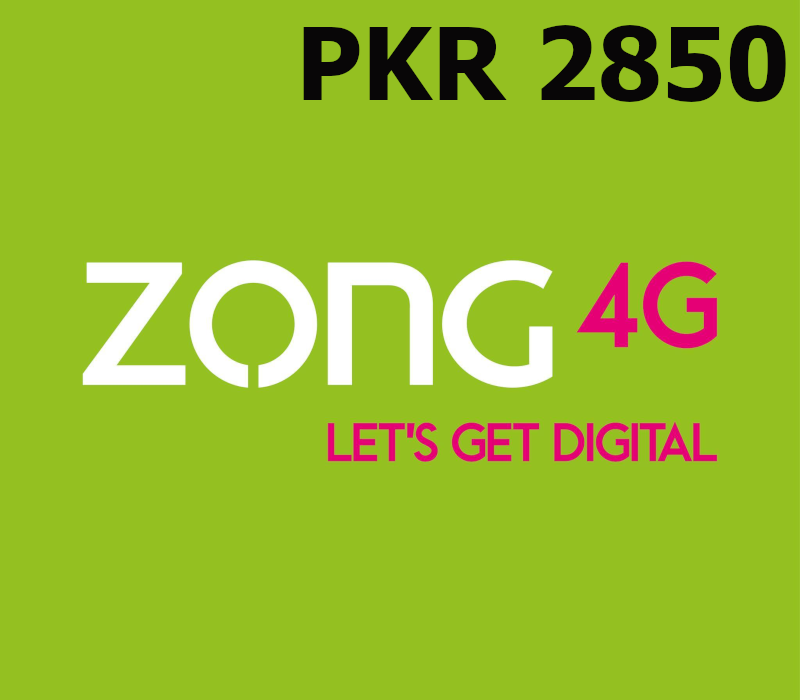 

Zong 2850 PKR Mobile Top-up PK