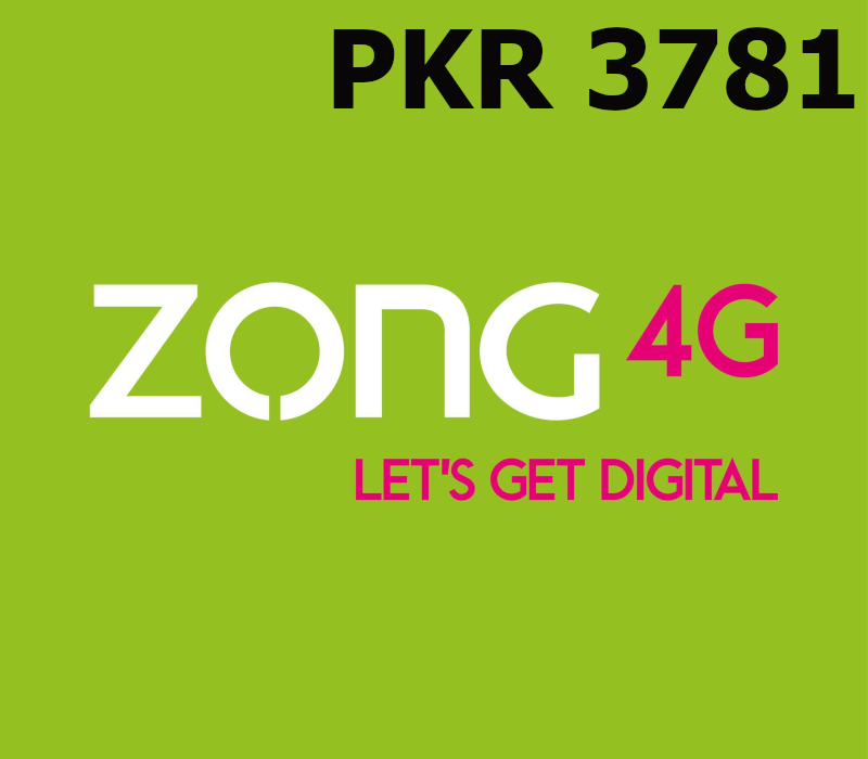 

Zong 3781 PKR Mobile Top-up PK