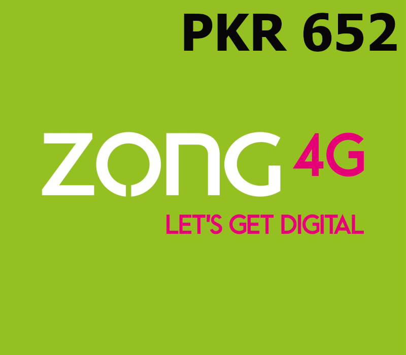 

Zong 652 PKR Mobile Top-up PK