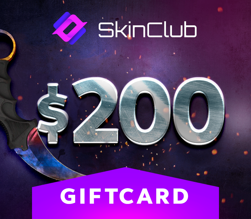 

Skin.Club $200 Gift Card