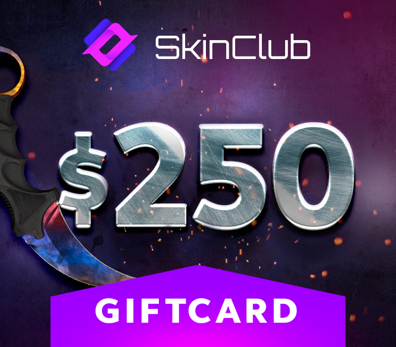 

Skin.Club $250 Gift Card