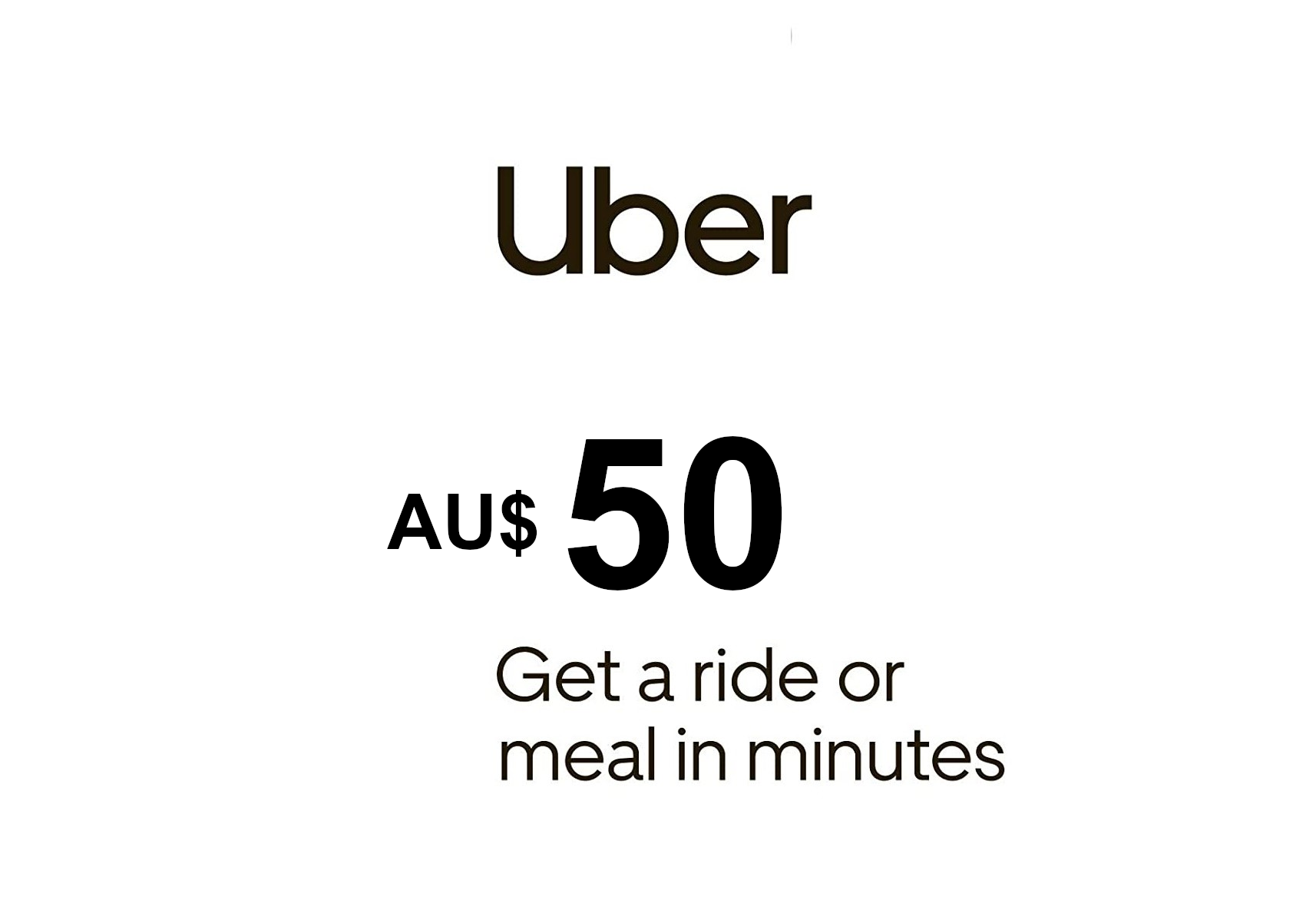 Uber AU$50 AU Gift Card