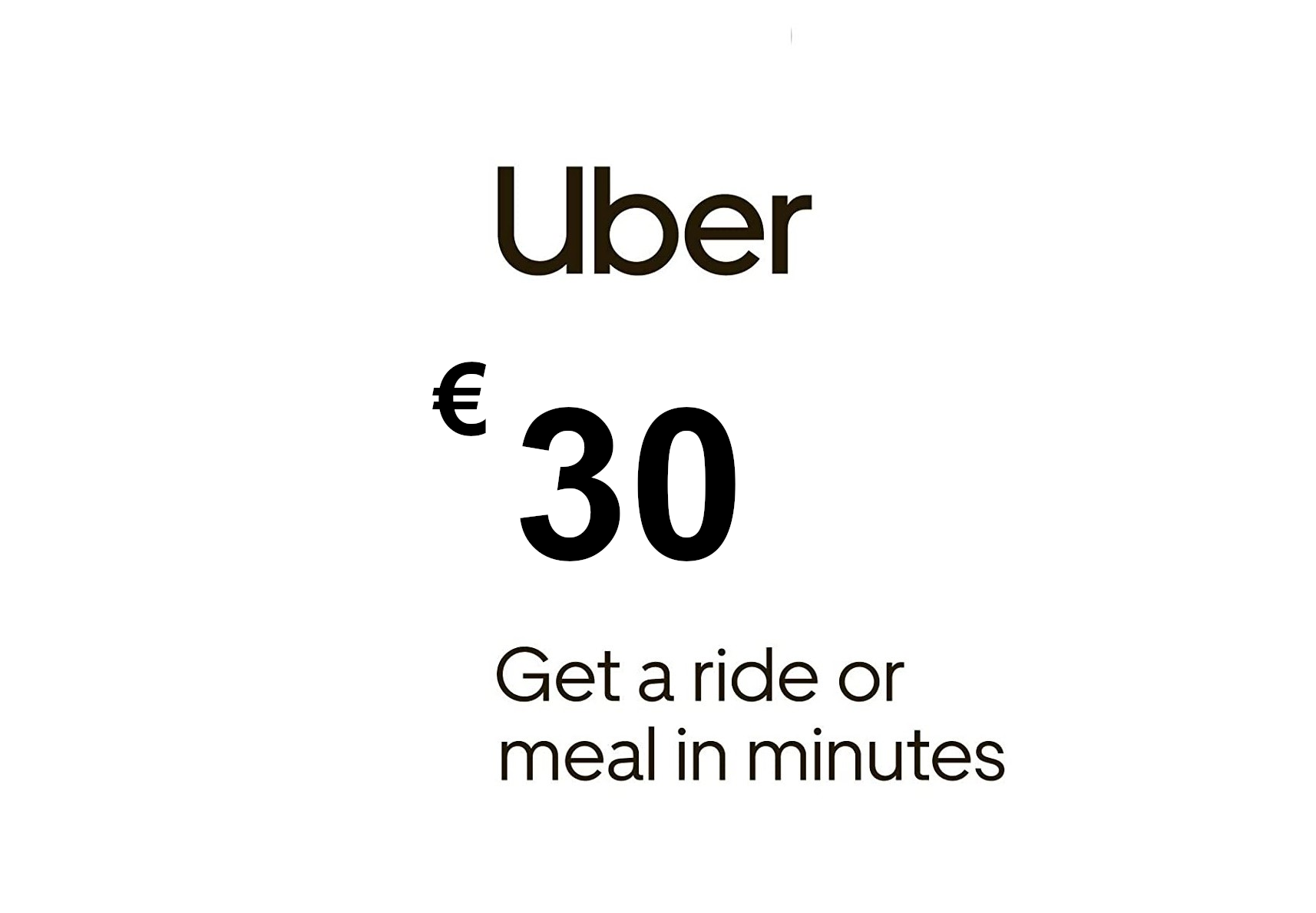 Uber EUR 30 Gift Card ES screenshot 1