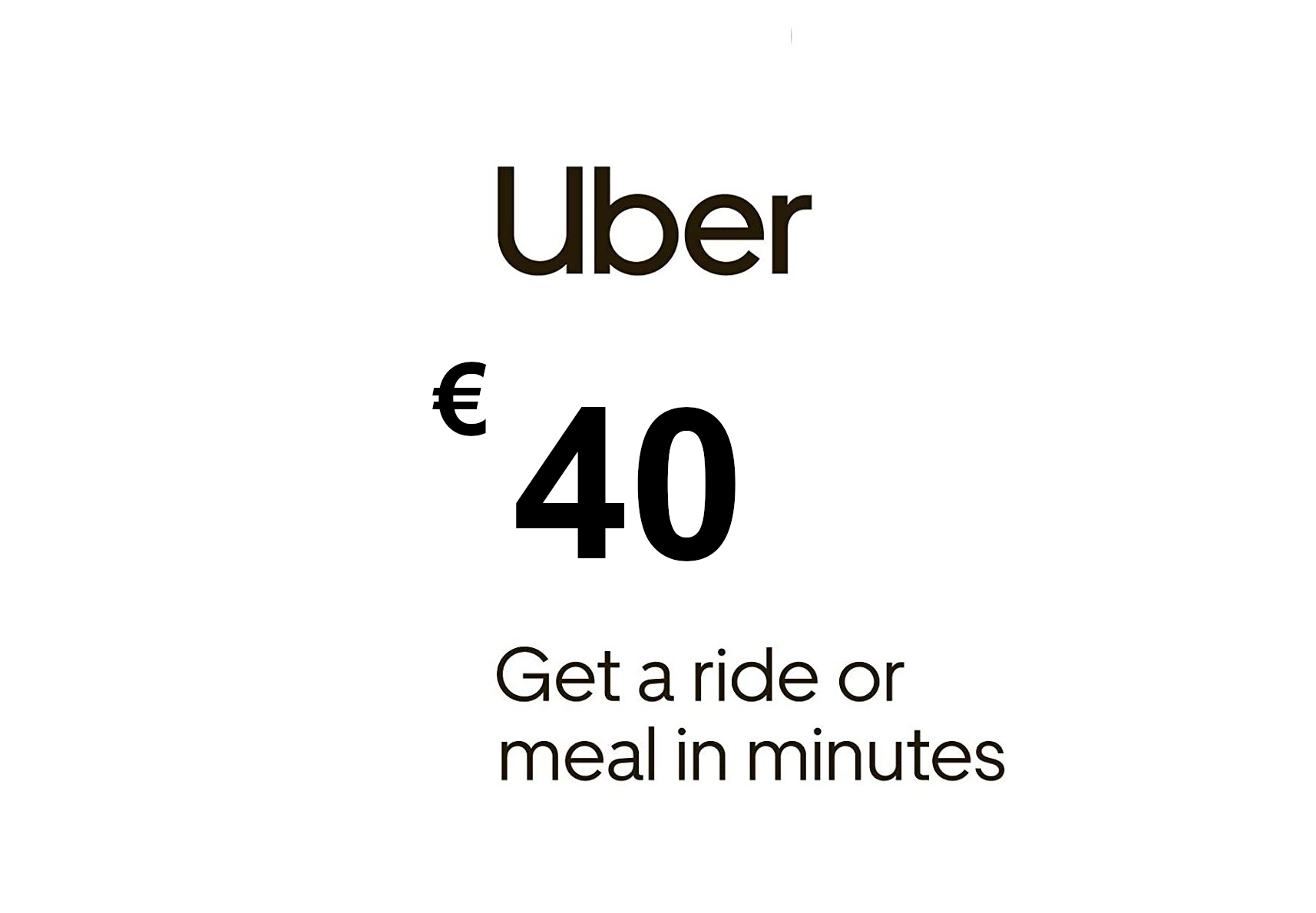 Uber EUR 40 Gift Card ES screenshot 1