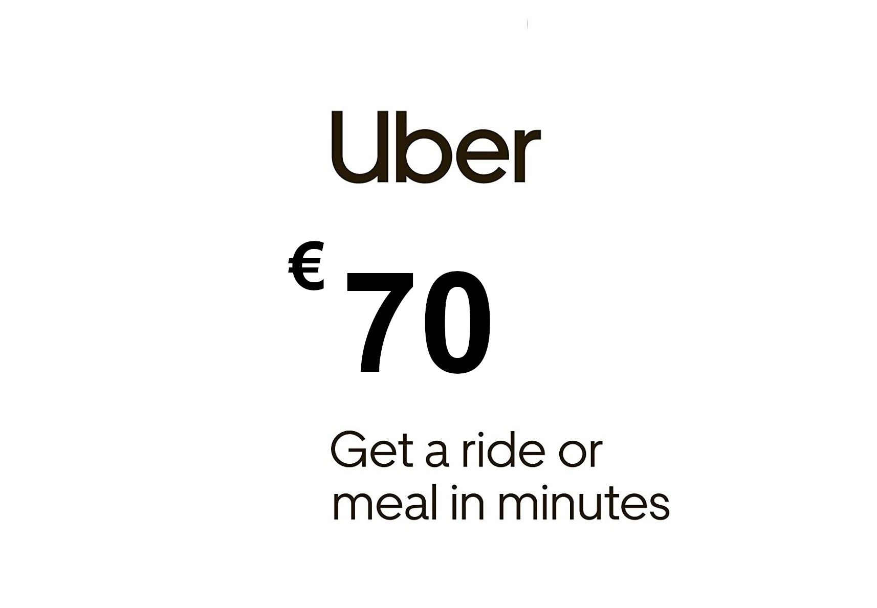 Uber EUR 70 Gift Card ES screenshot 1