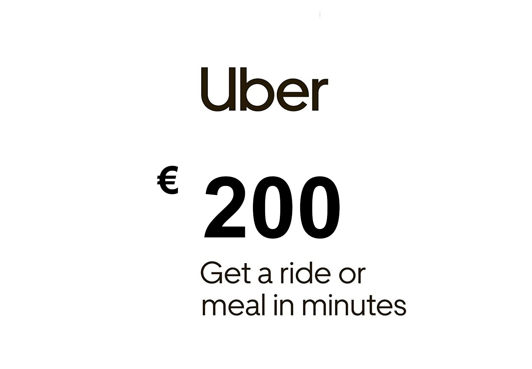 Uber EUR 200 Gift Card FR screenshot 1