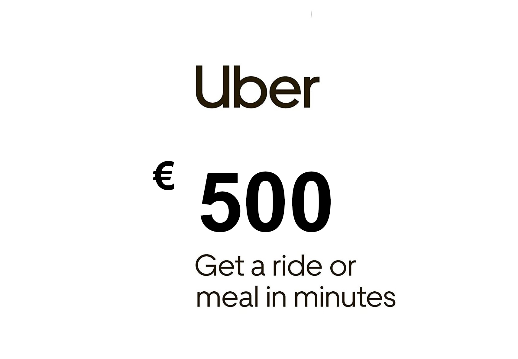 Uber EUR 500 Gift Card DE screenshot 1
