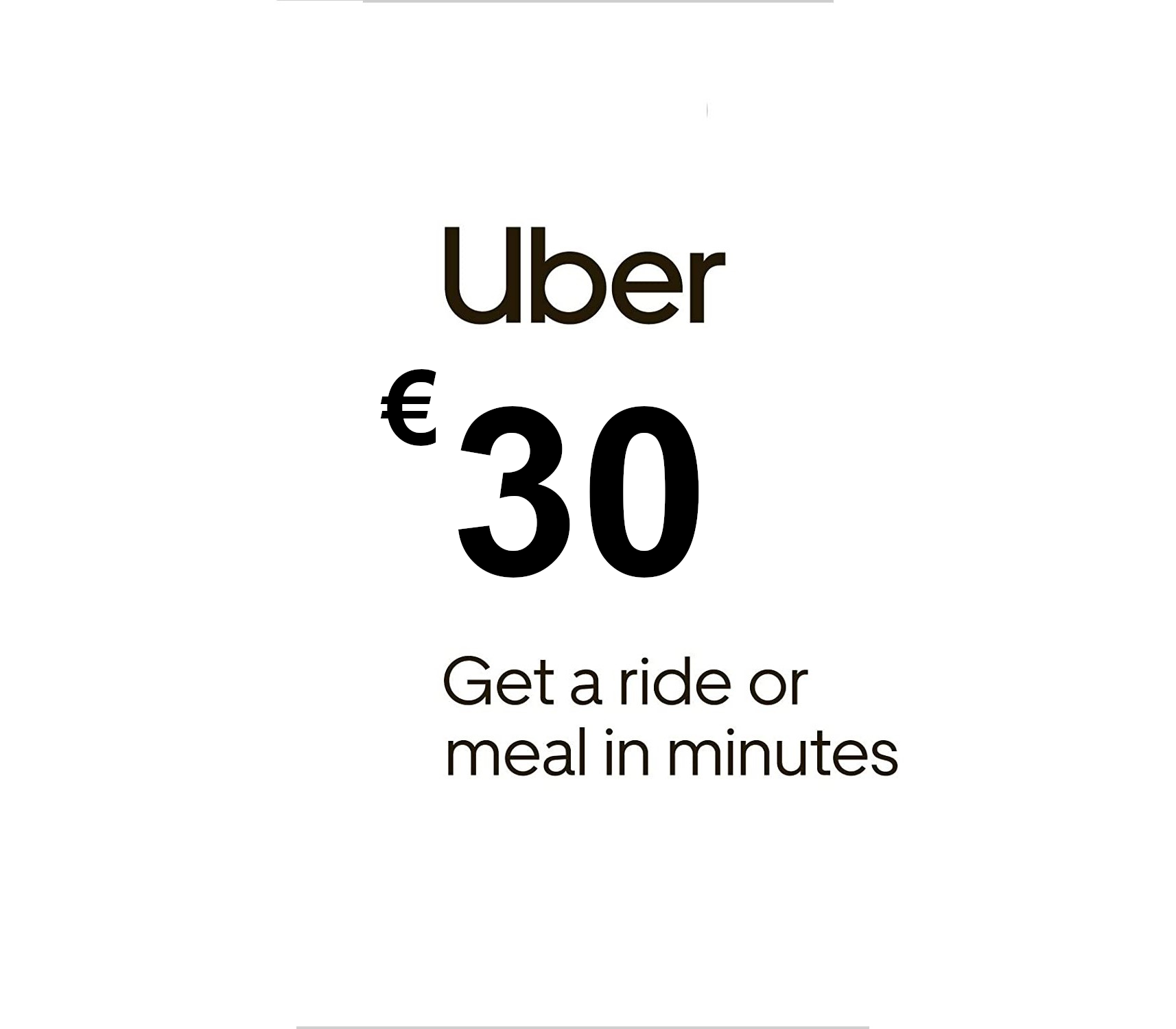 

Uber €30 IT Gift Card