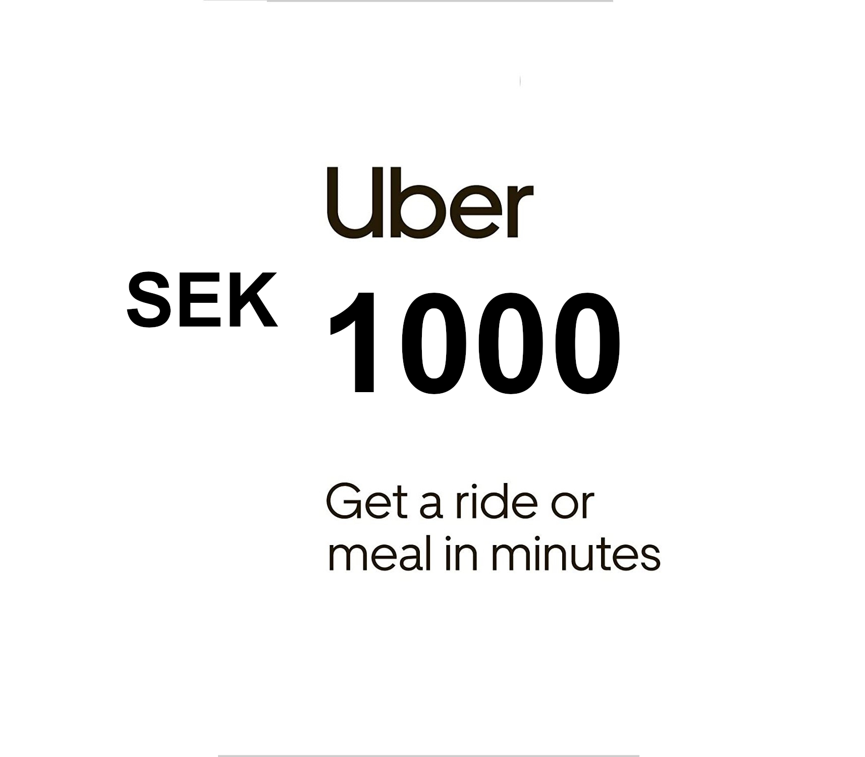 

Uber 1000 SEK Voucher SE