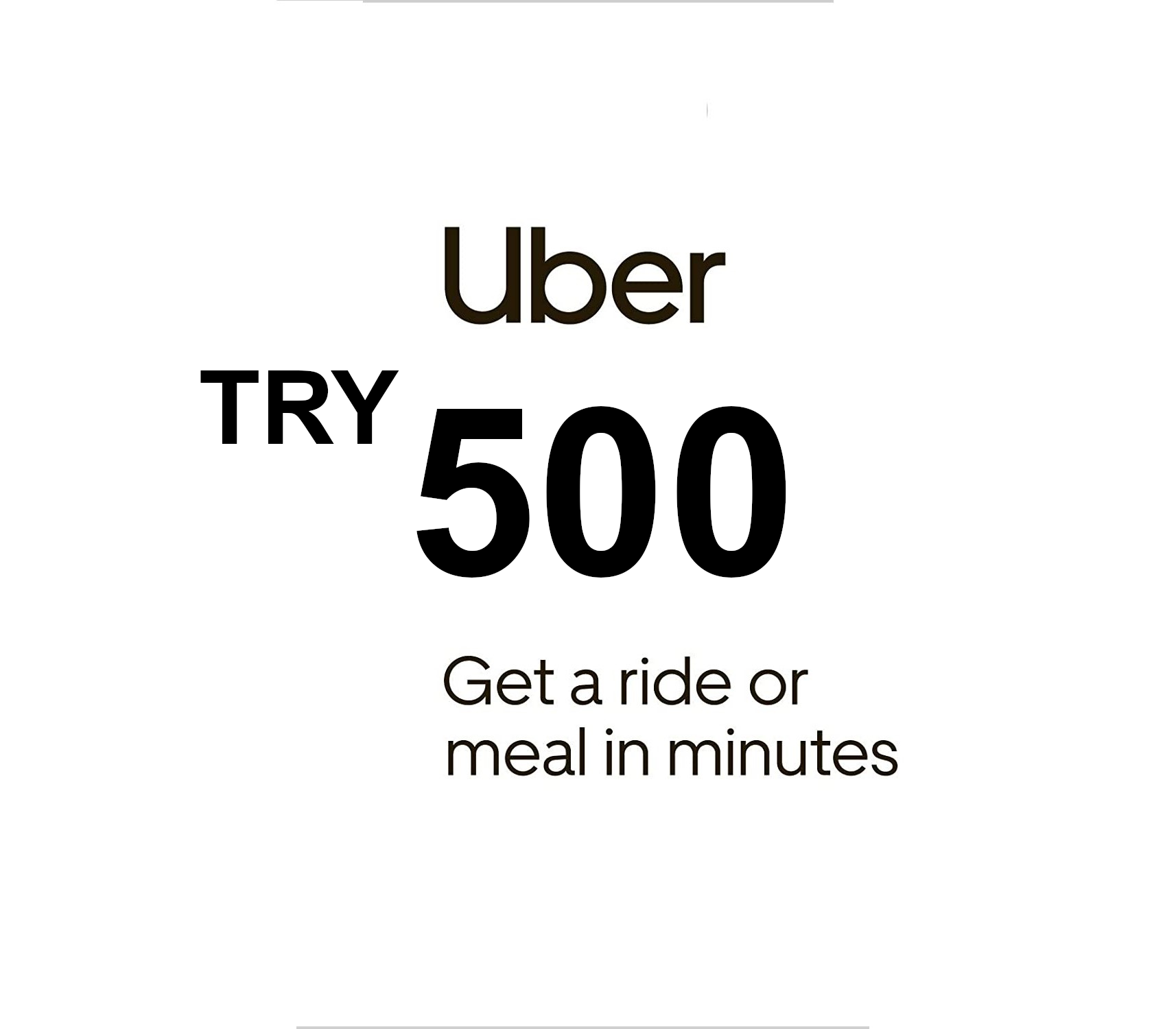 

Uber 500 TRY Gift Card TR