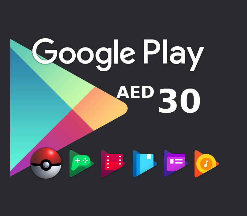 

Google Play AED 30 AE Gift Card