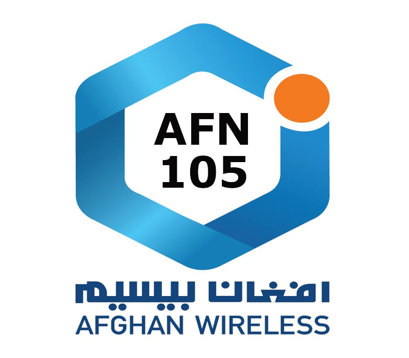 

Afghan Wireless 105 AFN Mobile Top-up AF