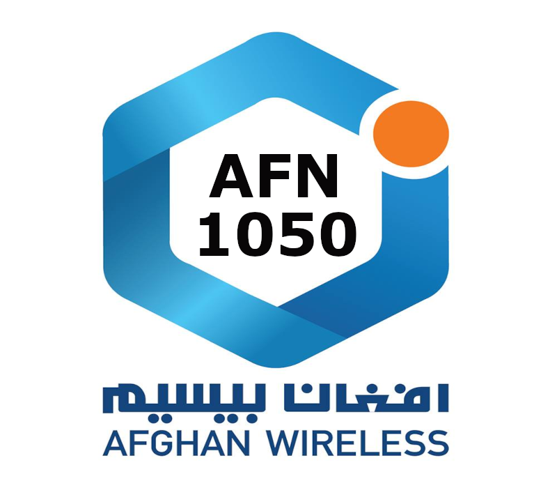 

Afghan Wireless 1050 AFN Mobile Top-up AF