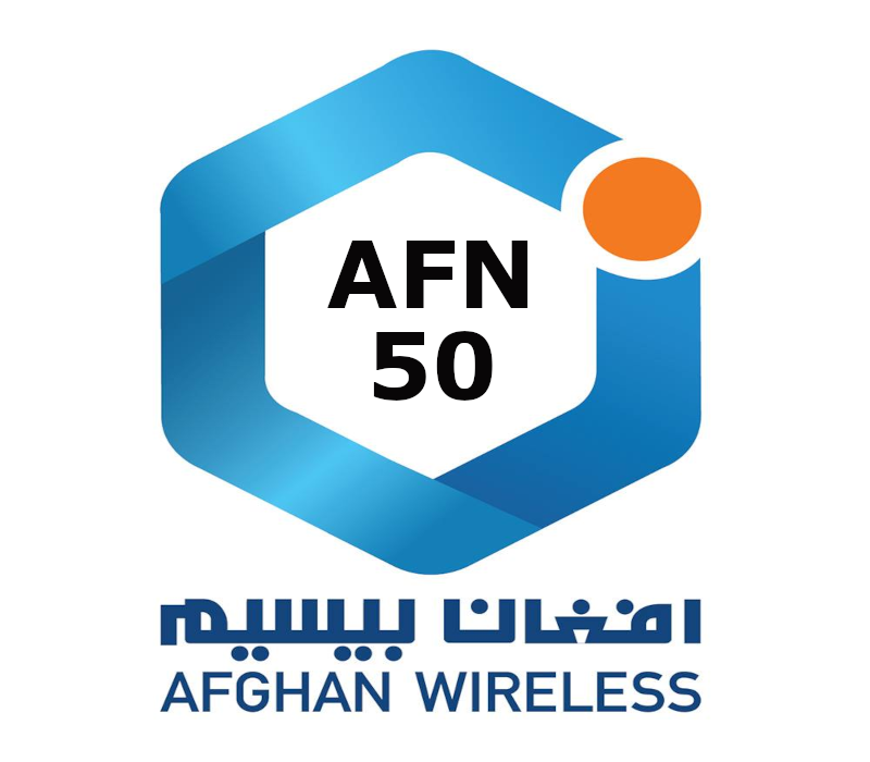 

Afghan Wireless 50 AFN Mobile Top-up AF