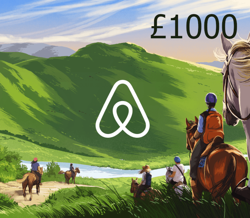 

Airbnb £1000 Gift Card UK