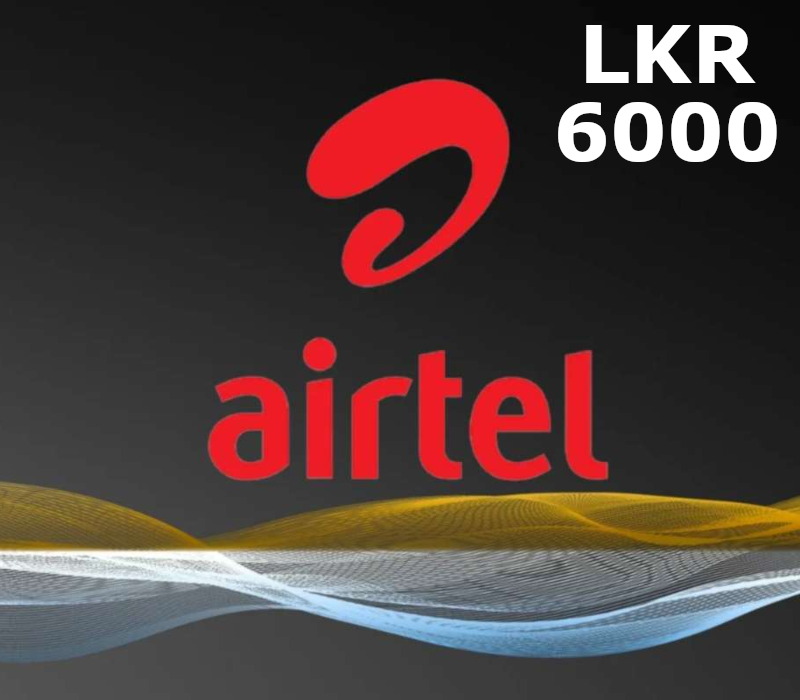 

Airtel 6000 LKR Mobile Top-up LK