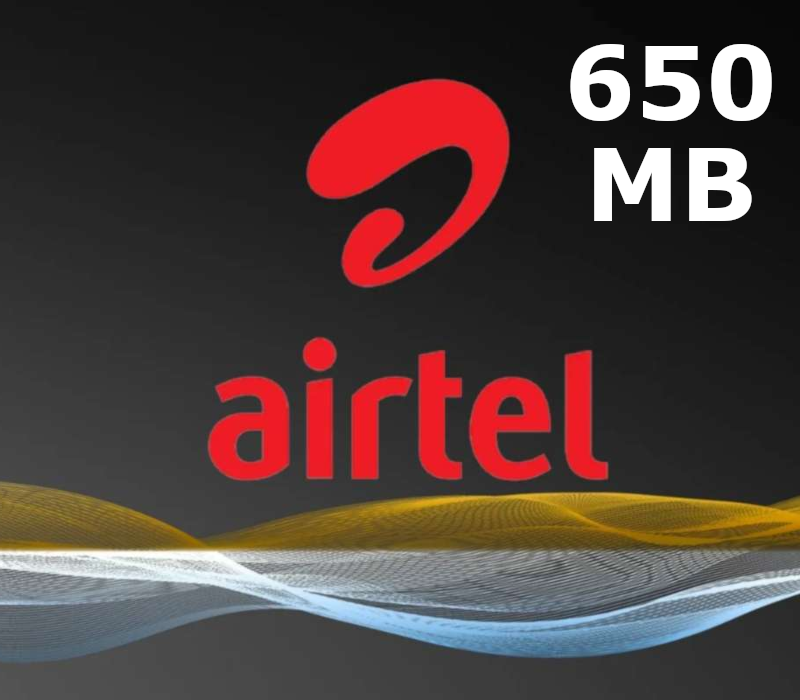 

Airtel 650 MB Data Mobile Top-up CG