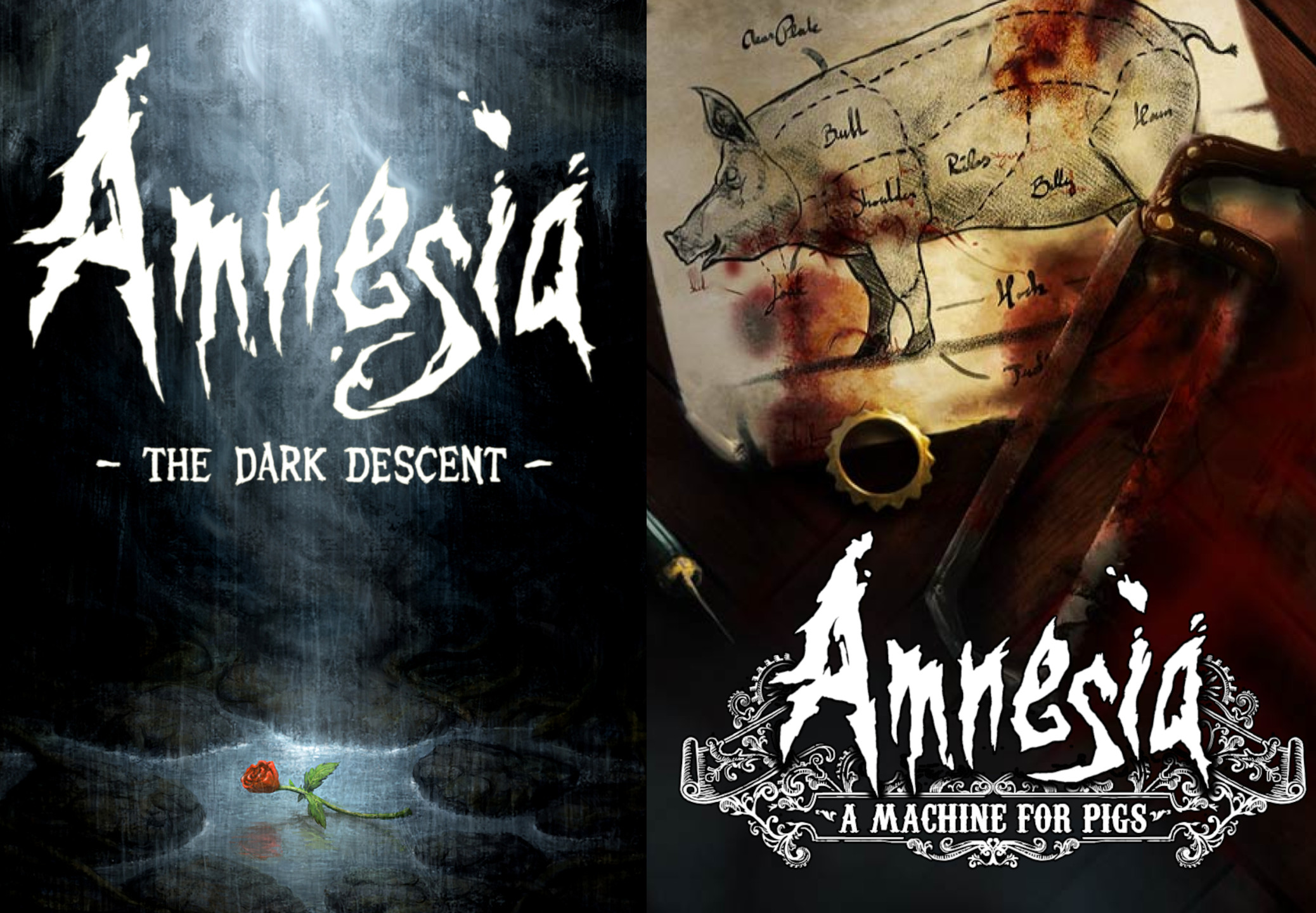 Amnesia: The Dark Descent + Amnesia: A Machine For Pigs Steam CD Key
