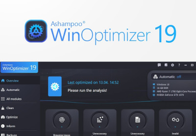 Ashampoo WinOptimizer 19 Key (Lifetime / 1 PC)