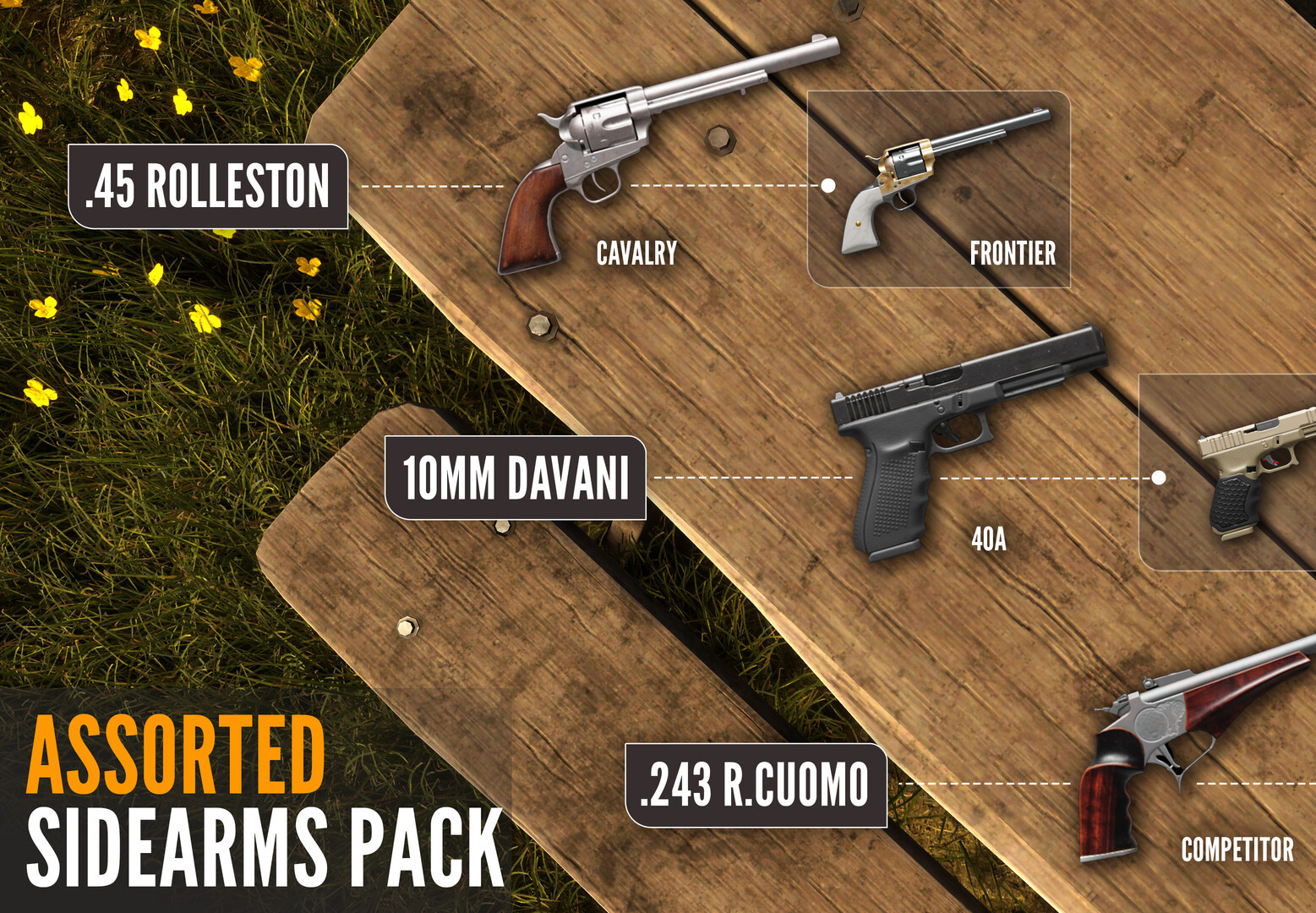 theHunter: Call of the Wild - Assorted Sidearms Pack DLC PC Steam CD Key screenshot 1