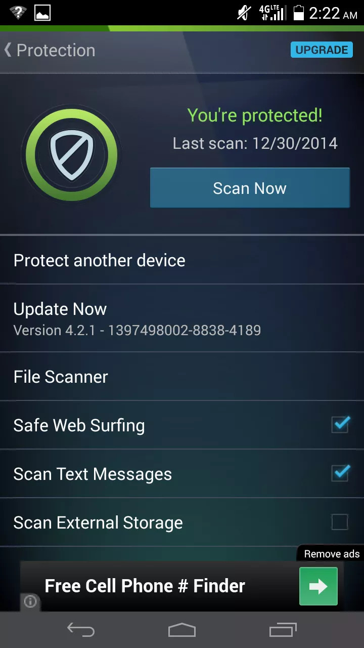 AVG Protection Pro For Android (1 Year / 1 Device)