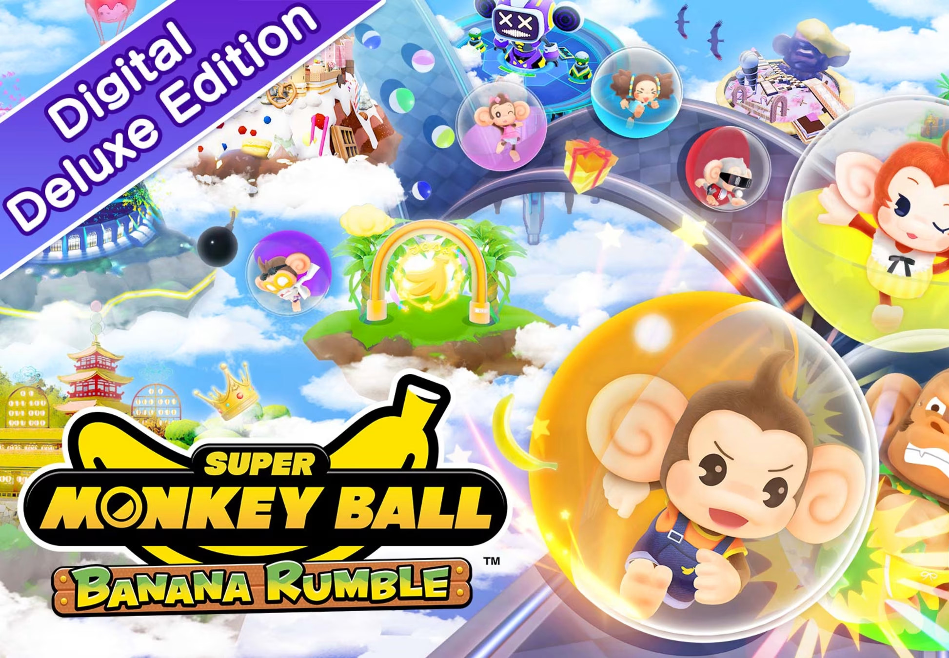 Super Monkey Ball Banana Rumble Digital Deluxe Edition US Nintendo Switch CD Key