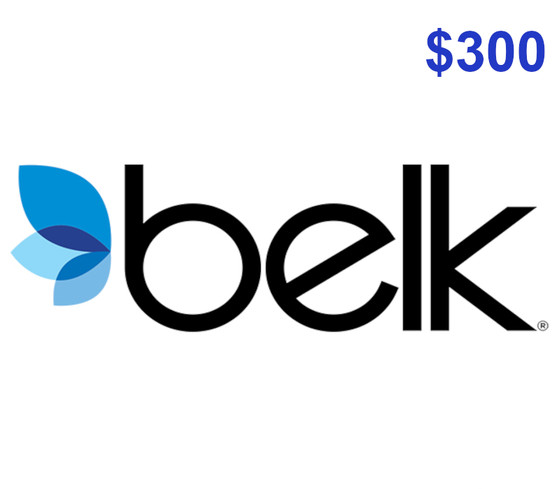 Belk $300 Gift Card US