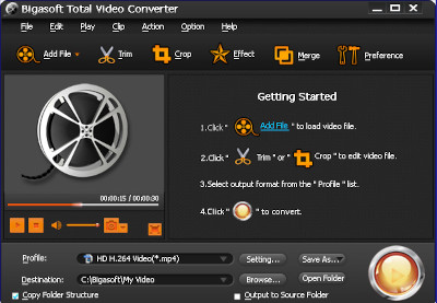 Bigasoft Total Video Converter PC CD Key