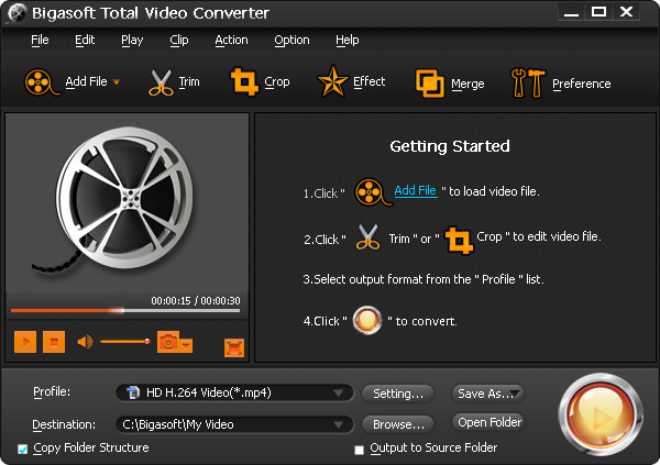 Bigasoft Total Video Converter PC CD Key