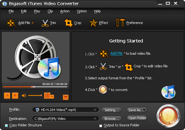 Bigasoft ITunes Video Converter PC CD Key