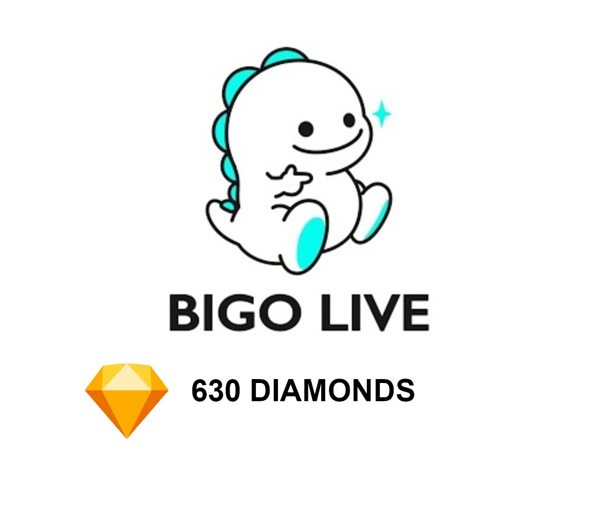 

Bigo Live - 600 + 30 Bonus Diamonds CD Key