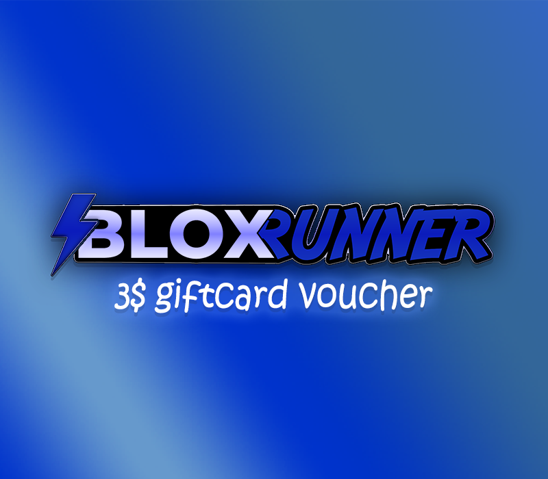 

Bloxrunner $3 Gift Card