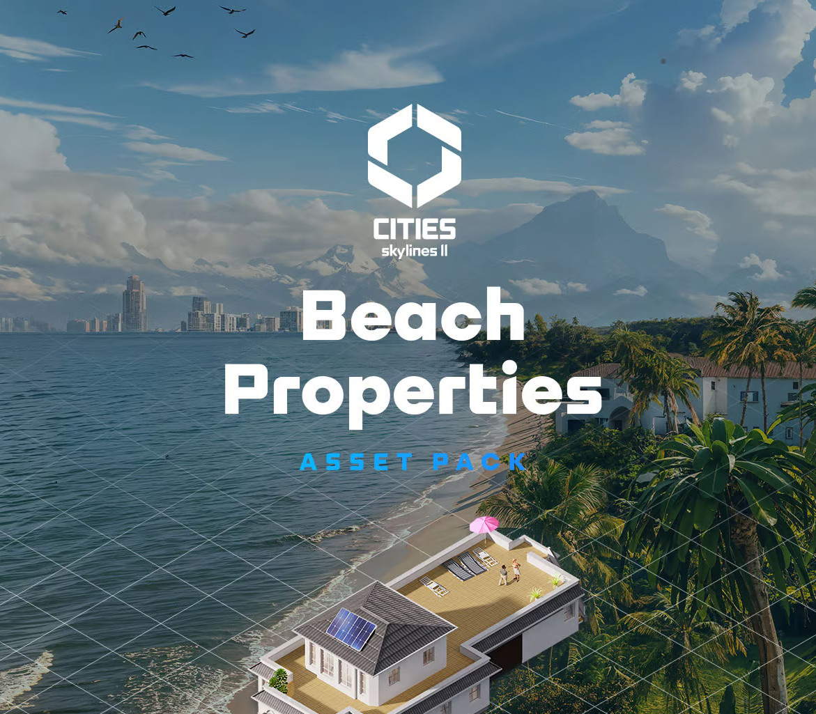 Cities: Skylines II - Beach Properties DLC RoW Steam