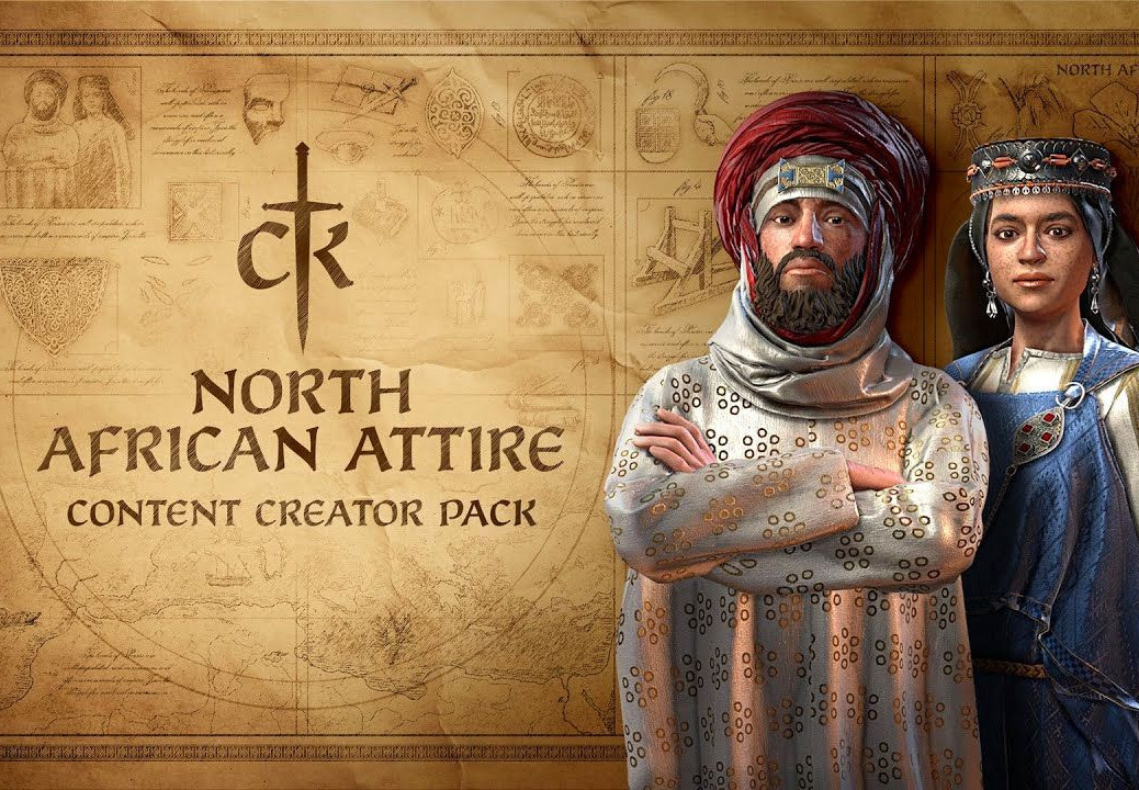 Crusader Kings III - Content Creator Pack: North African Attire DLC PC Steam CD Key screenshot 2