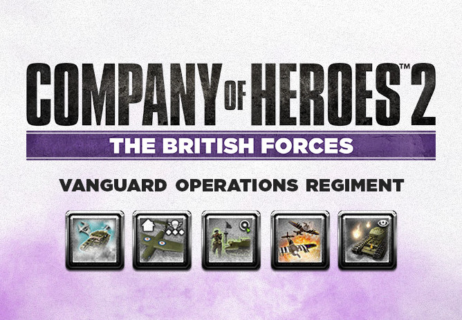 Company Of Heroes 2 - British Commander: Vanguard Operations Regiment DLC EU Steam CD Key