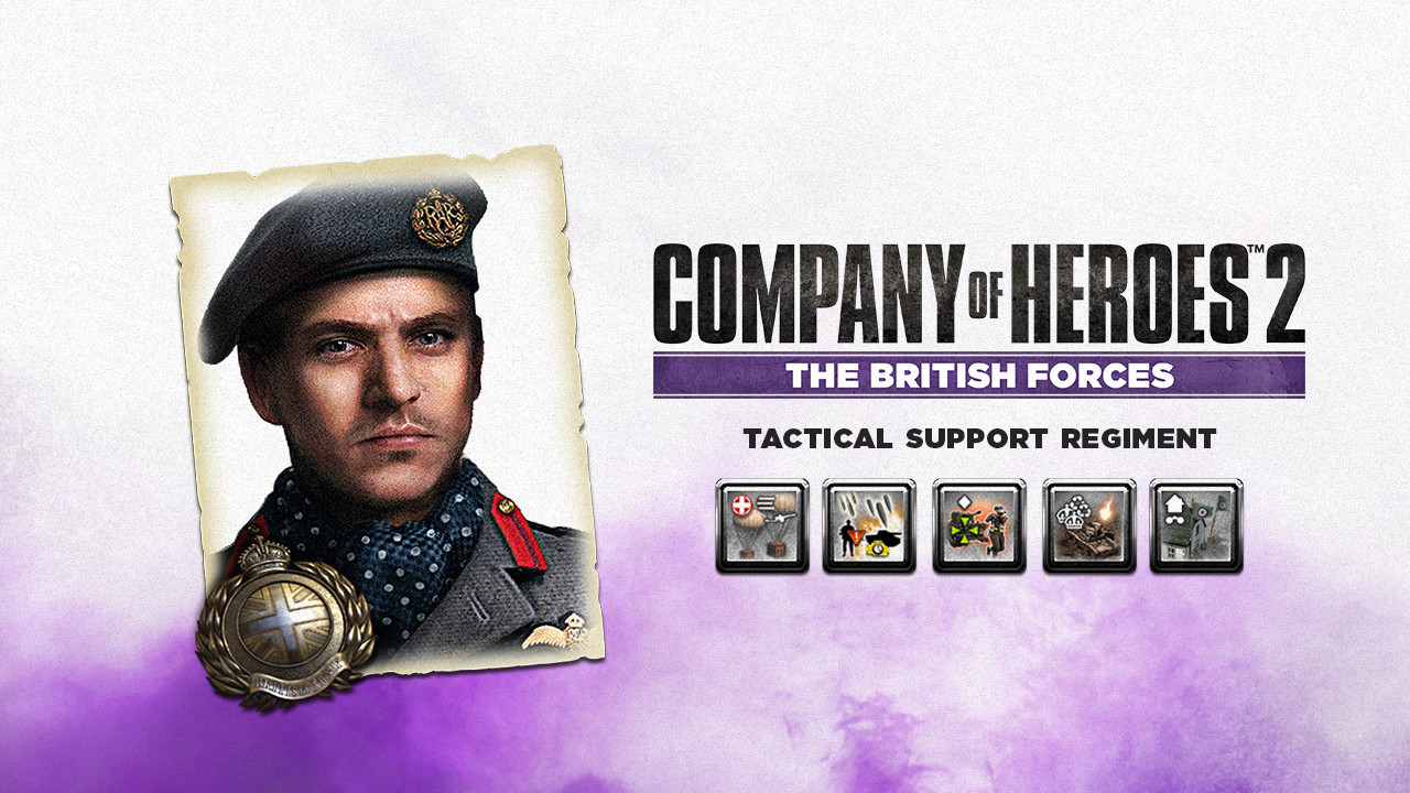 Company Of Heroes 2 - British Commander: Tactical Support Regiment DLC EU Steam CD Key