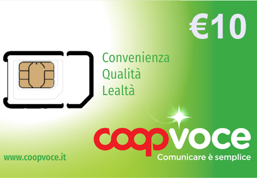 CoopVoce €10 Mobile Top-up IT