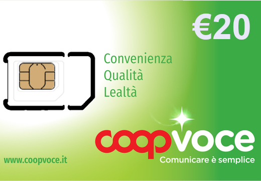 CoopVoce €20 Mobile Top-up IT