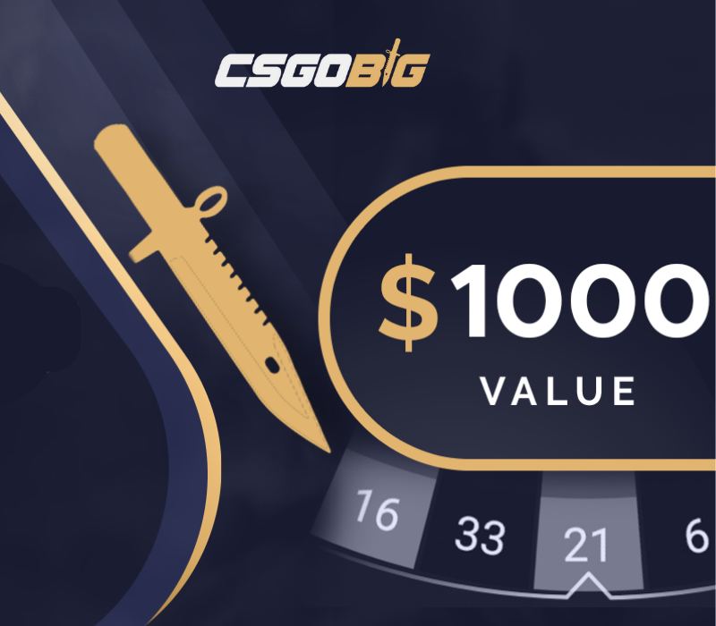 

CSGOBIG $1000 Gift Card